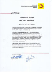 Sachkundezertifikat nach Kat. II